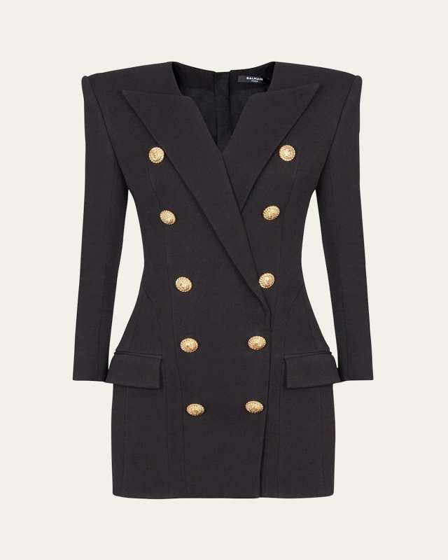 Double-Breasted Mini Dress